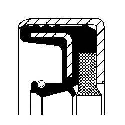 Уплотняющее кольцо, дифференциал CORTECO 12016507B