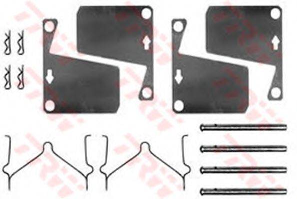 Комплектующие, колодки дискового тормоза TRW PFK207
