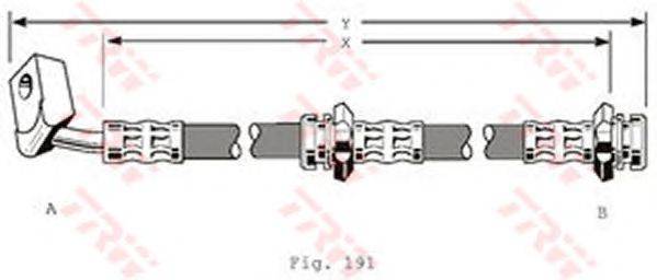 Тормозной шланг TRW PHD130