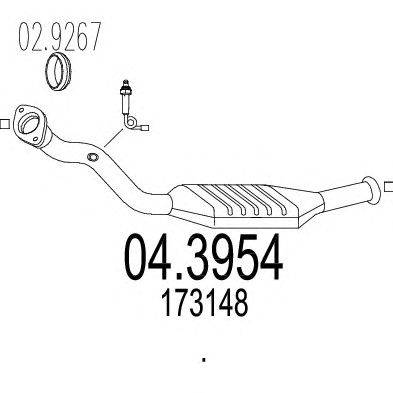 Катализатор MTS 04.3954