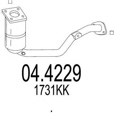 Катализатор MTS 04.4229