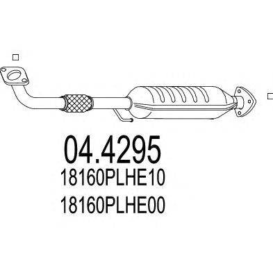 Катализатор MTS 04.4295