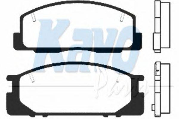 Комплект тормозных колодок, дисковый тормоз KAVO PARTS BP-9014