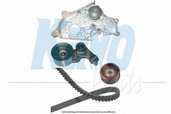 Водяной насос + комплект ручейковых ремней KAVO PARTS DKW-9002