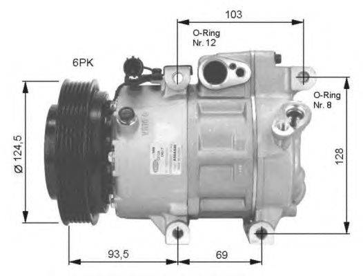 Компрессор, кондиционер NRF 32467G