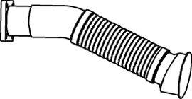 Труба выхлопного газа DINEX 48132