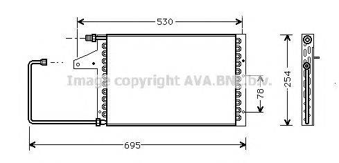 Конденсатор, кондиционер AVA QUALITY COOLING CN5098