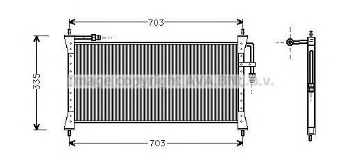 Конденсатор, кондиционер AVA QUALITY COOLING JR5011