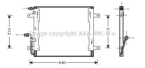 Конденсатор, кондиционер AVA QUALITY COOLING MS5262