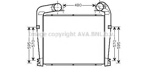 Интеркулер AVA QUALITY COOLING SC4022