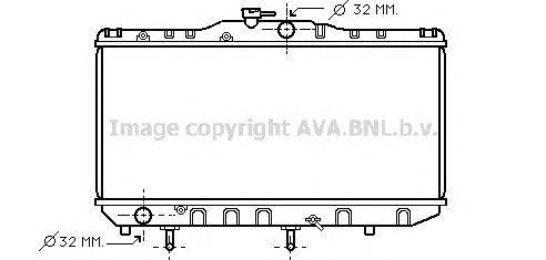 Радиатор, охлаждение двигателя AVA QUALITY COOLING TO2052