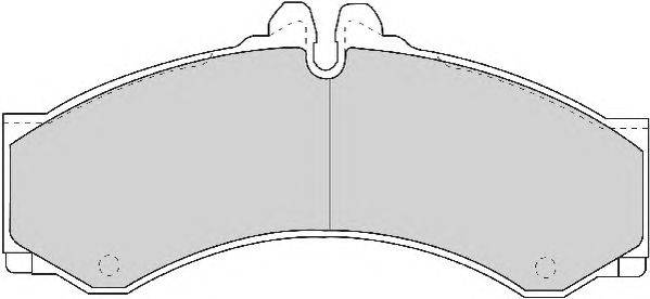 Комплект тормозных колодок, дисковый тормоз ABEX AVR132