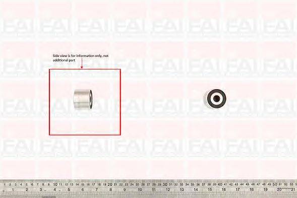 Паразитный / ведущий ролик, поликлиновой ремень FAI AutoParts T9595