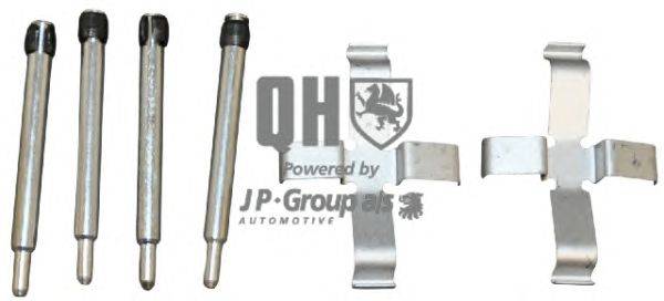 Комплектующие, колодки дискового тормоза JP GROUP BFK805