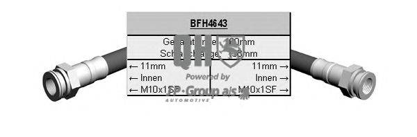 Тормозной шланг JP GROUP BFH4643