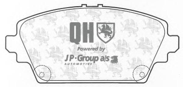Комплект тормозных колодок, дисковый тормоз JP GROUP BP1259