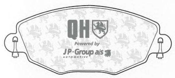 Комплект тормозных колодок, дисковый тормоз JP GROUP BP1264