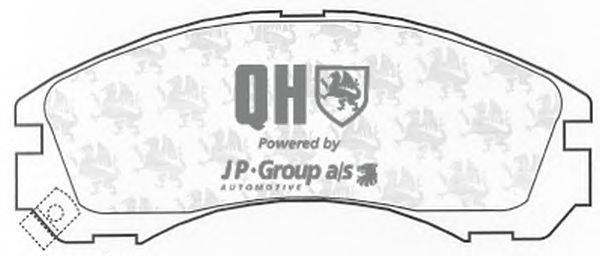 Комплект тормозных колодок, дисковый тормоз JP GROUP BP739