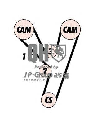 Комплект ремня ГРМ JP GROUP QBK512