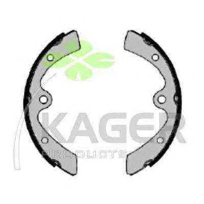 Комплект тормозных колодок KAGER 340445