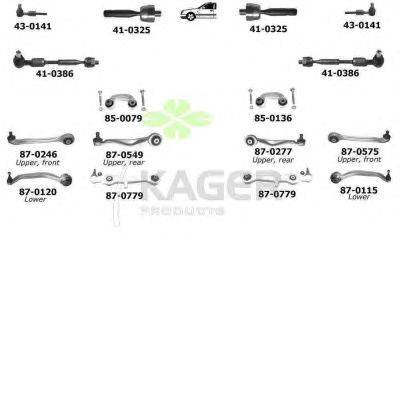 Подвеска колеса KAGER 801015