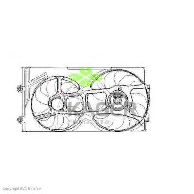 Вентилятор, охлаждение двигателя KAGER 32-2425