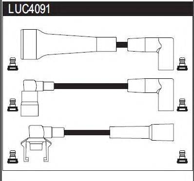 Комплект проводов зажигания LUCAS ELECTRICAL LUC4091