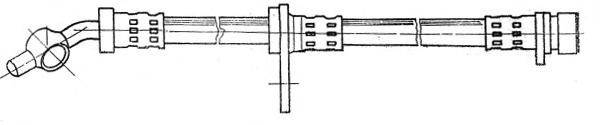 Тормозной шланг KAWE 510661