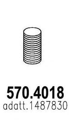 Гофрированная труба, выхлопная система ASSO 570.4018