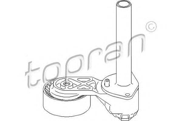 Натяжитель ремня, клиновой зубча TOPRAN 501678