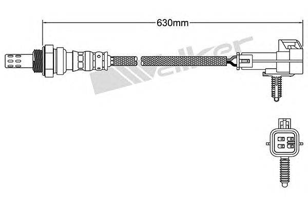 Лямбда-зонд WALKER PRODUCTS 250-24706