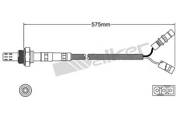 Лямбда-зонд WALKER PRODUCTS 250-24792