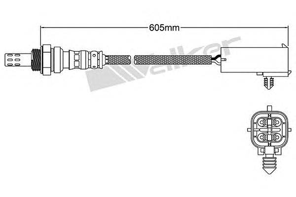 Лямбда-зонд WALKER PRODUCTS 250-24003