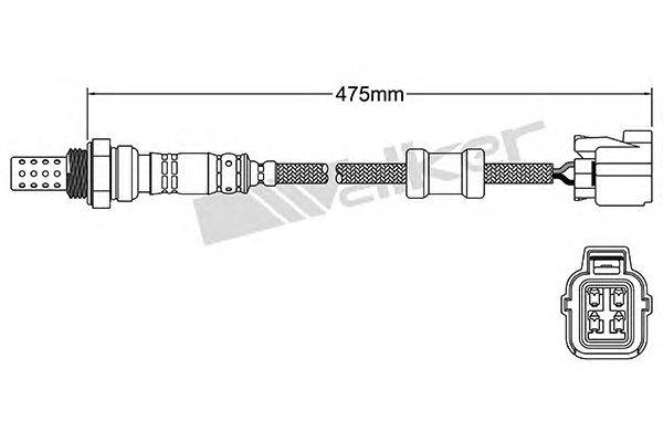 Лямбда-зонд WALKER PRODUCTS 250-24621