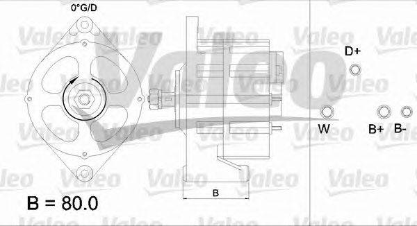 Генератор VALEO 436431