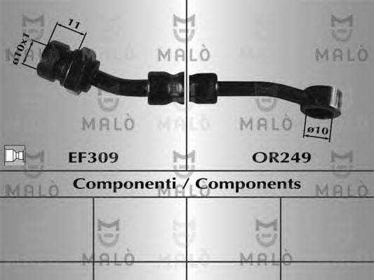 Тормозной шланг MALÒ 80777