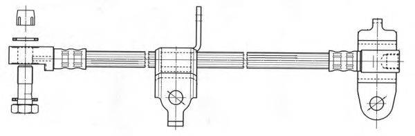 Тормозной шланг CEF 512357