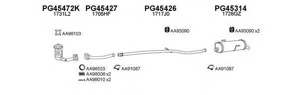 Система выпуска ОГ VENEPORTE 450505