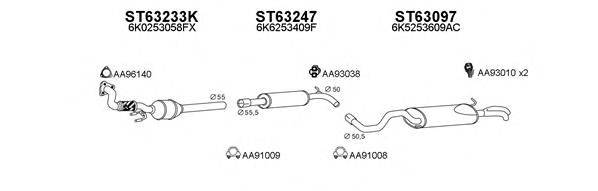 Система выпуска ОГ VENEPORTE 800335
