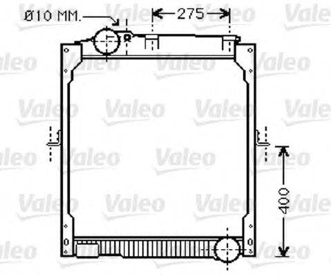 Радиатор, охлаждение двигателя VALEO 733414