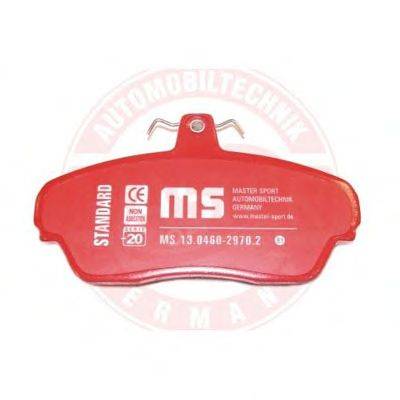 Комплект тормозных колодок, дисковый тормоз MASTER-SPORT 13046029702SET-4-MS