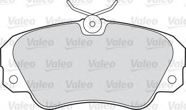 Комплект тормозных колодок, дисковый тормоз VALEO 21368