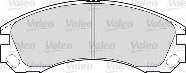 Комплект тормозных колодок, дисковый тормоз VALEO 601020