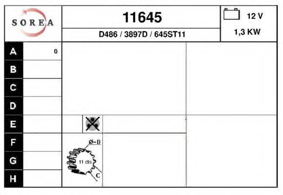 Стартер EAI 11645