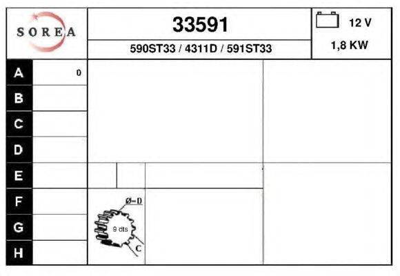 Стартер EAI 33591