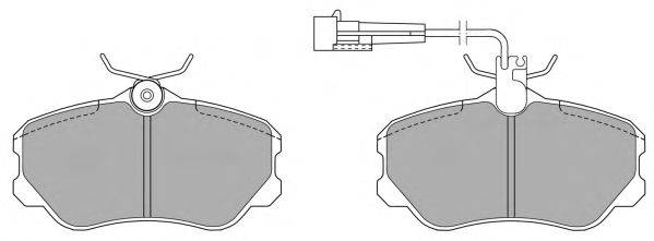 Комплект тормозных колодок, дисковый тормоз FREMAX FBP-0606
