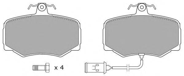 Комплект тормозных колодок, дисковый тормоз FREMAX FBP-0737