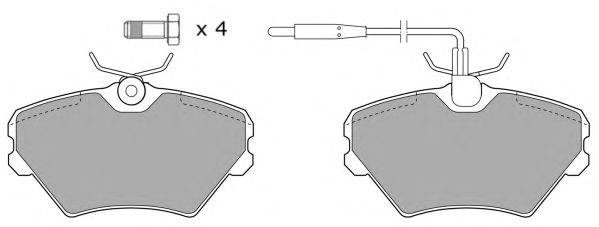 Комплект тормозных колодок, дисковый тормоз FREMAX FBP1515