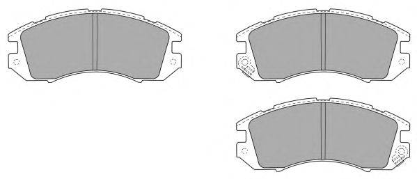 Комплект тормозных колодок, дисковый тормоз FREMAX FBP-0816