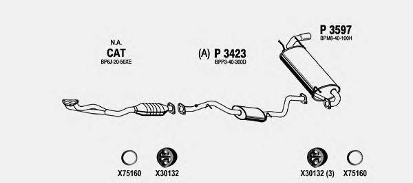 Система выпуска ОГ FENNO MA701